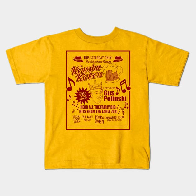 The Kenosha Kickers Kids T-Shirt by abdyur